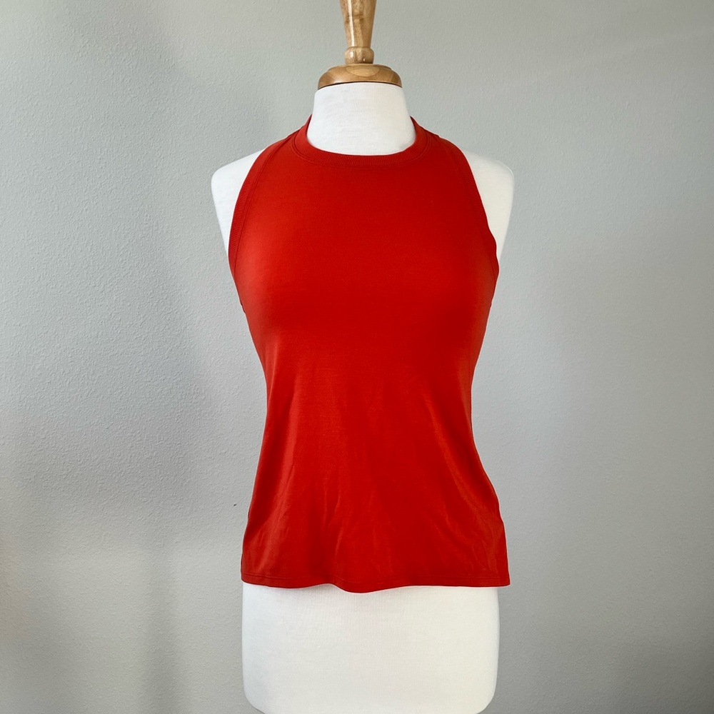 Athleta Ease In Tank, Orange/Red, Size XS